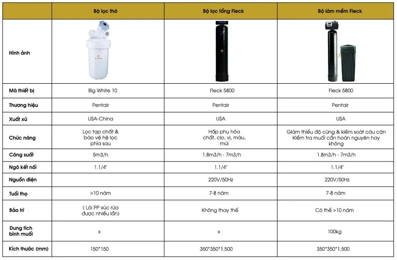 Lọc tổng Pentair Fleck 5800 (USA)