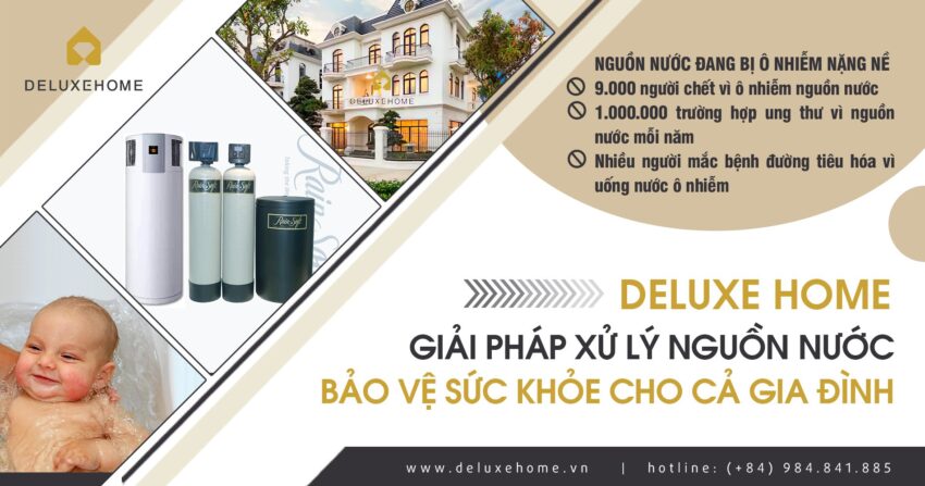 nước nóng trung tâm, lọc tổng đầu nguồn, hệ nước nóng trung tâm, giải pháp nước nóng toàn diện