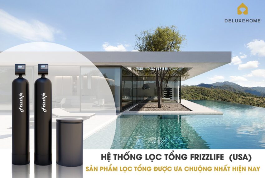 lọc tổng, hệ thống lọc tổng, lọc tổng trung tâm, Giải pháp nước Deluxe Home