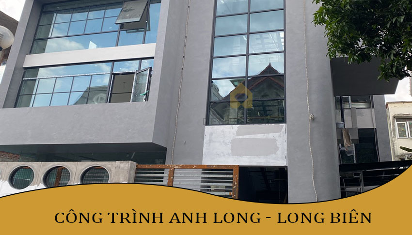 Công trình nhà Anh Long - Long Biên - Hà Nội