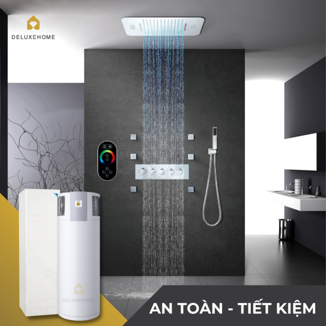 nguồn nước được lọc tiêu chuẩn, hệ thống nước nóng thông minh