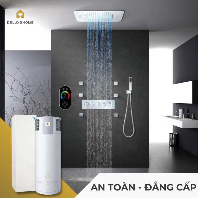 nước nóng trung tâm heatpump