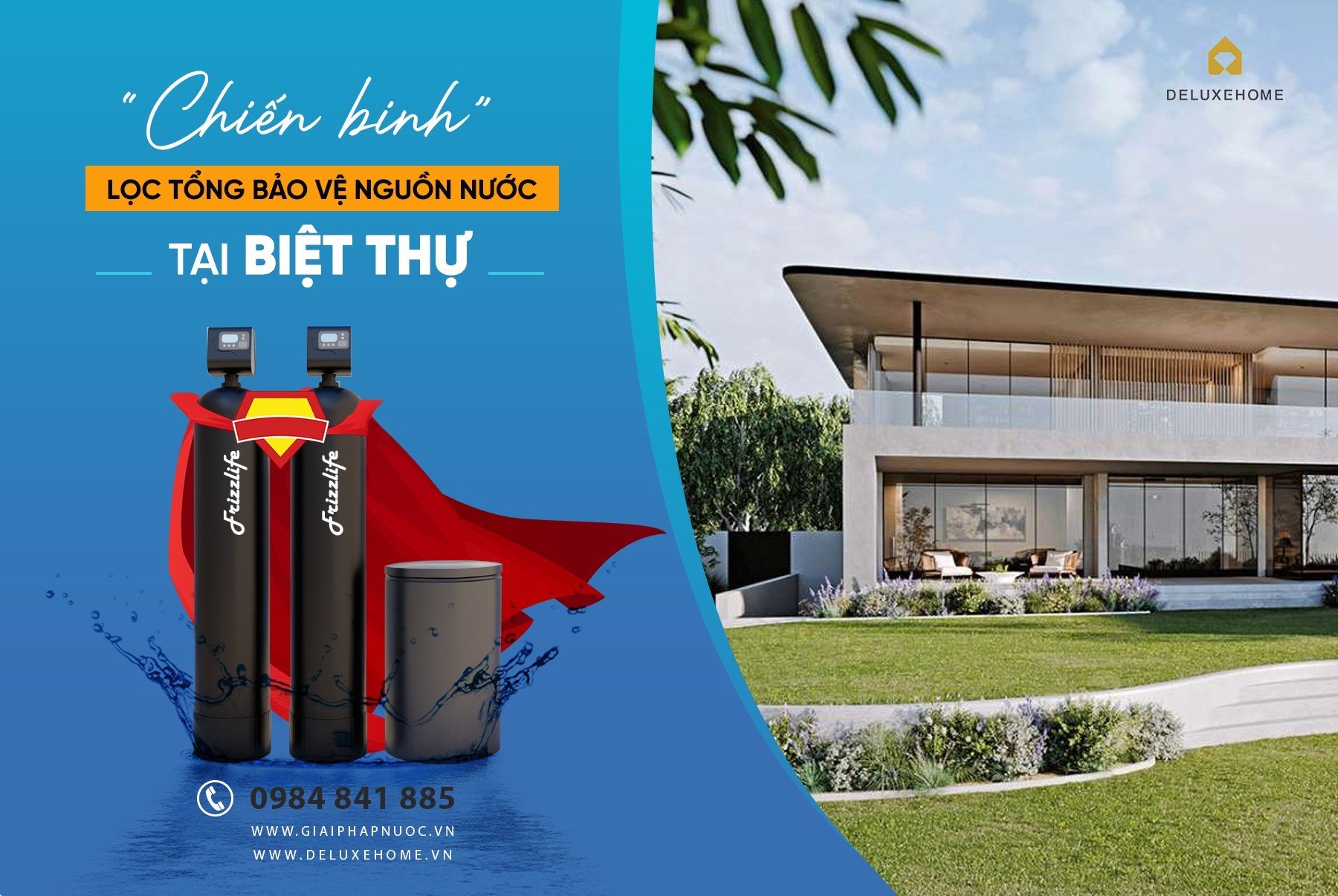 Vì sao người tiêu dùng Việt an tâm khi lựa chọn lọc nước tổng của Deluxe Home?
