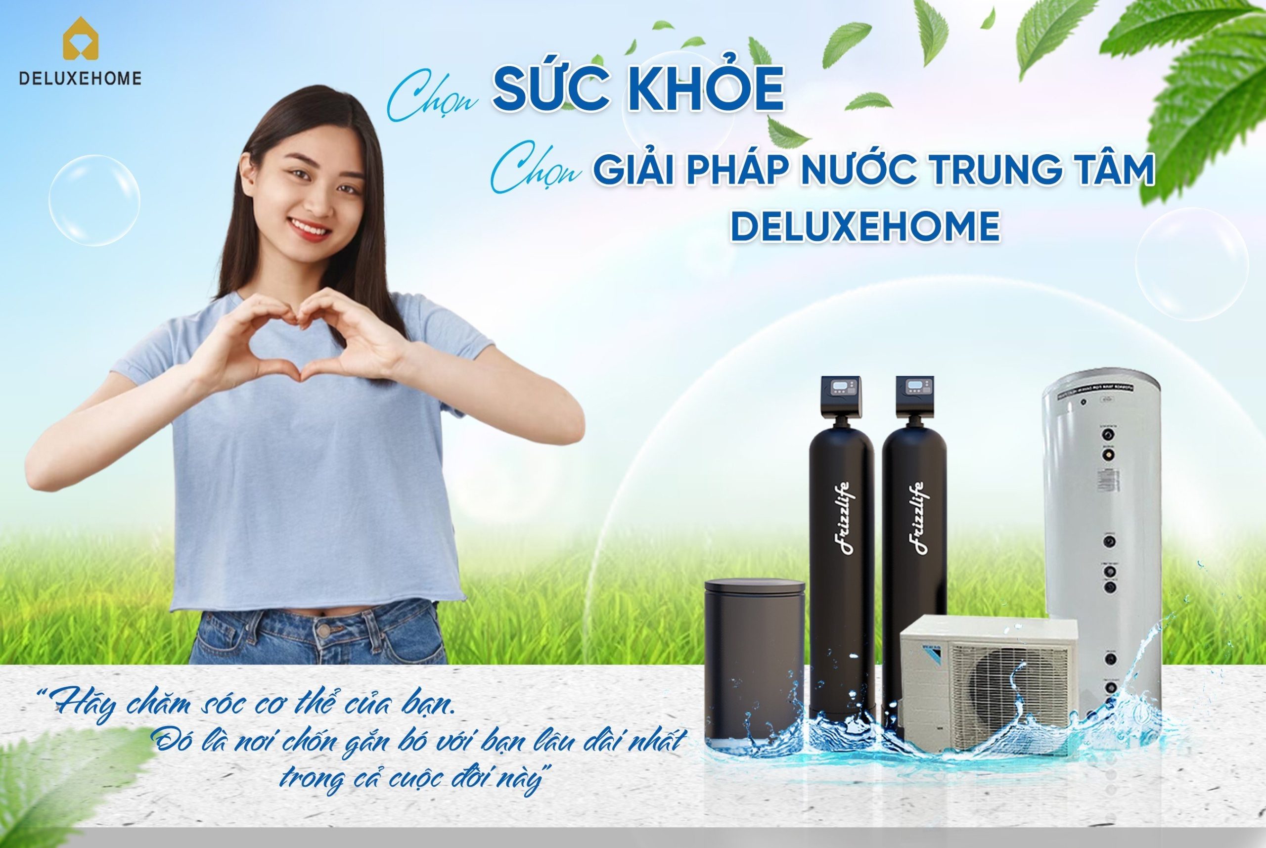 Ăn ngon - Sống khỏe khi đã có trợ thủ lọc nước tổng chính hãng đồng hành cùng bạn