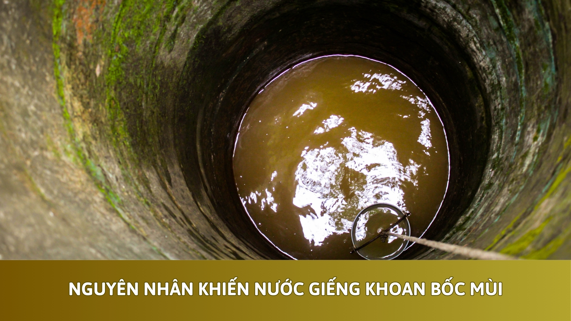 Nguyên Nhân Khiến Nước Giếng Khoan Bốc Mùi