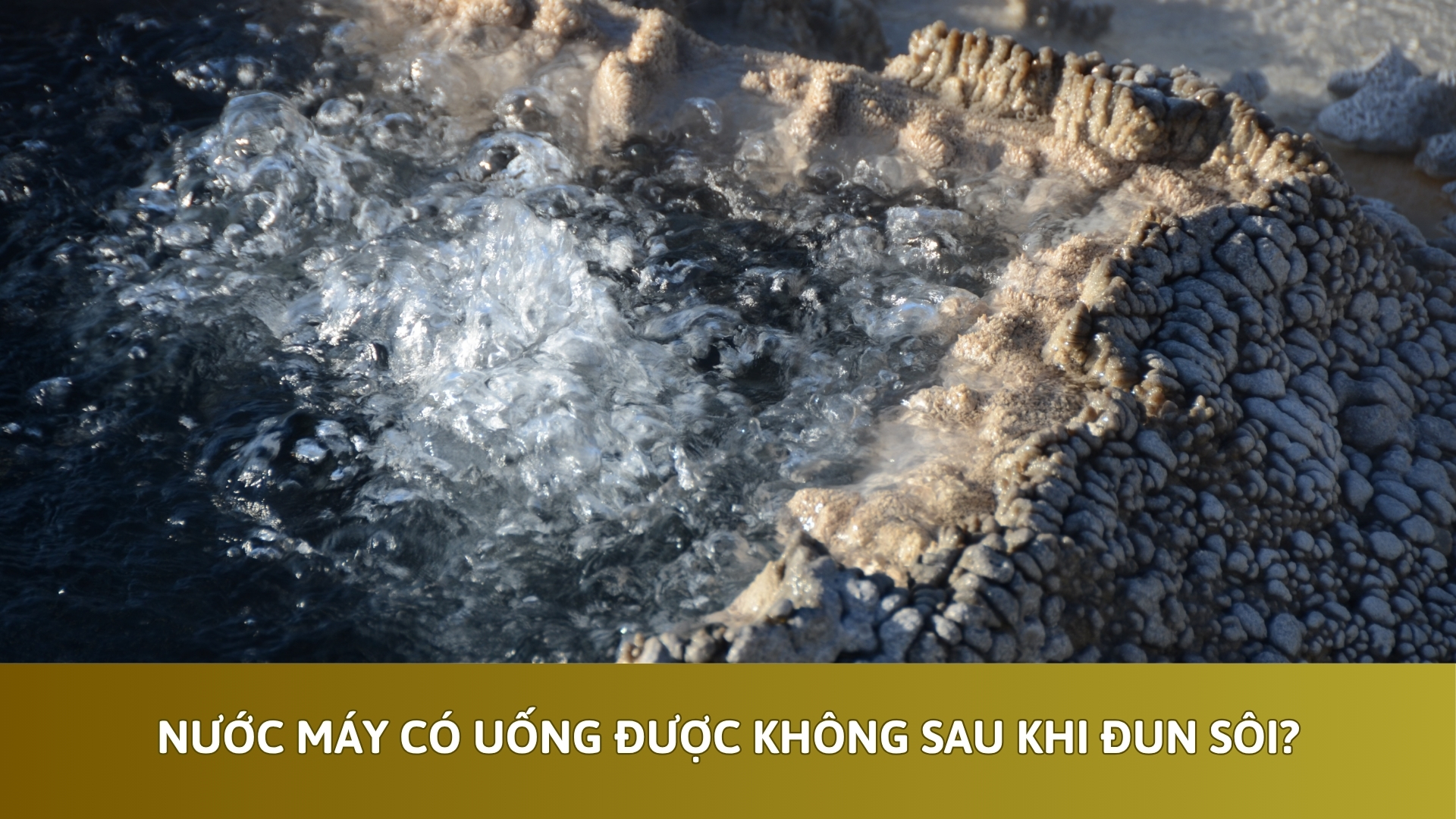 Nước máy có uống được không sau khi đun sôi?