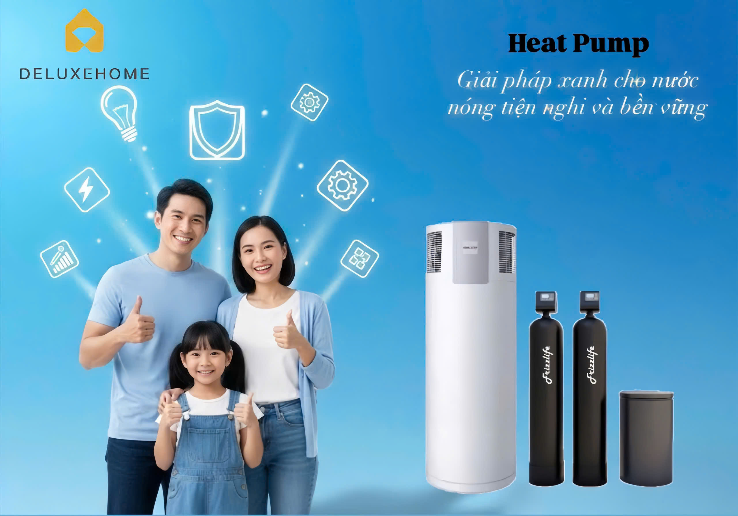 Tại sao các công trình hiện đại nên ưu tiên lắp đặt hệ thống heatpump thay cho bình nóng lạnh truyền thống?