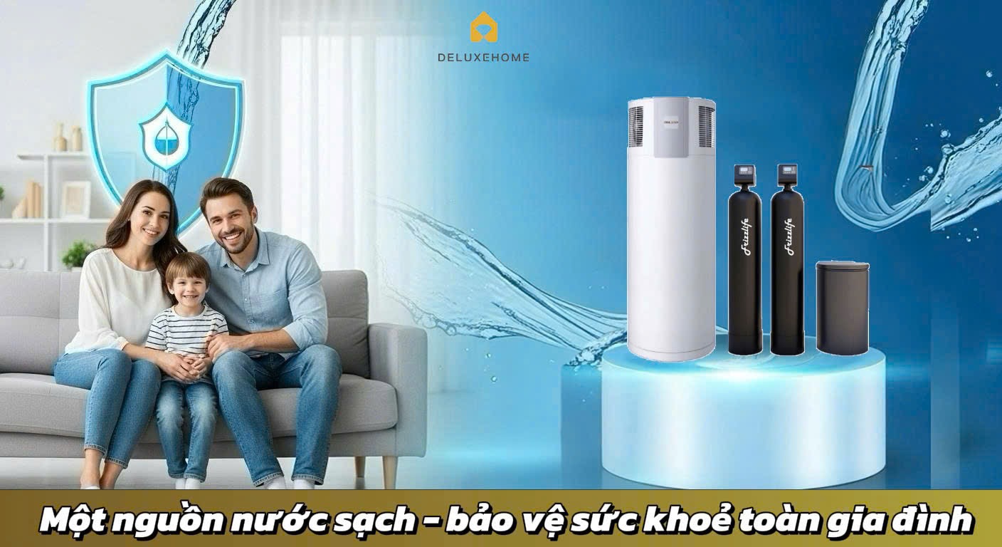 Một nguồn nước sạch – bảo vệ sức khoẻ toàn gia đình