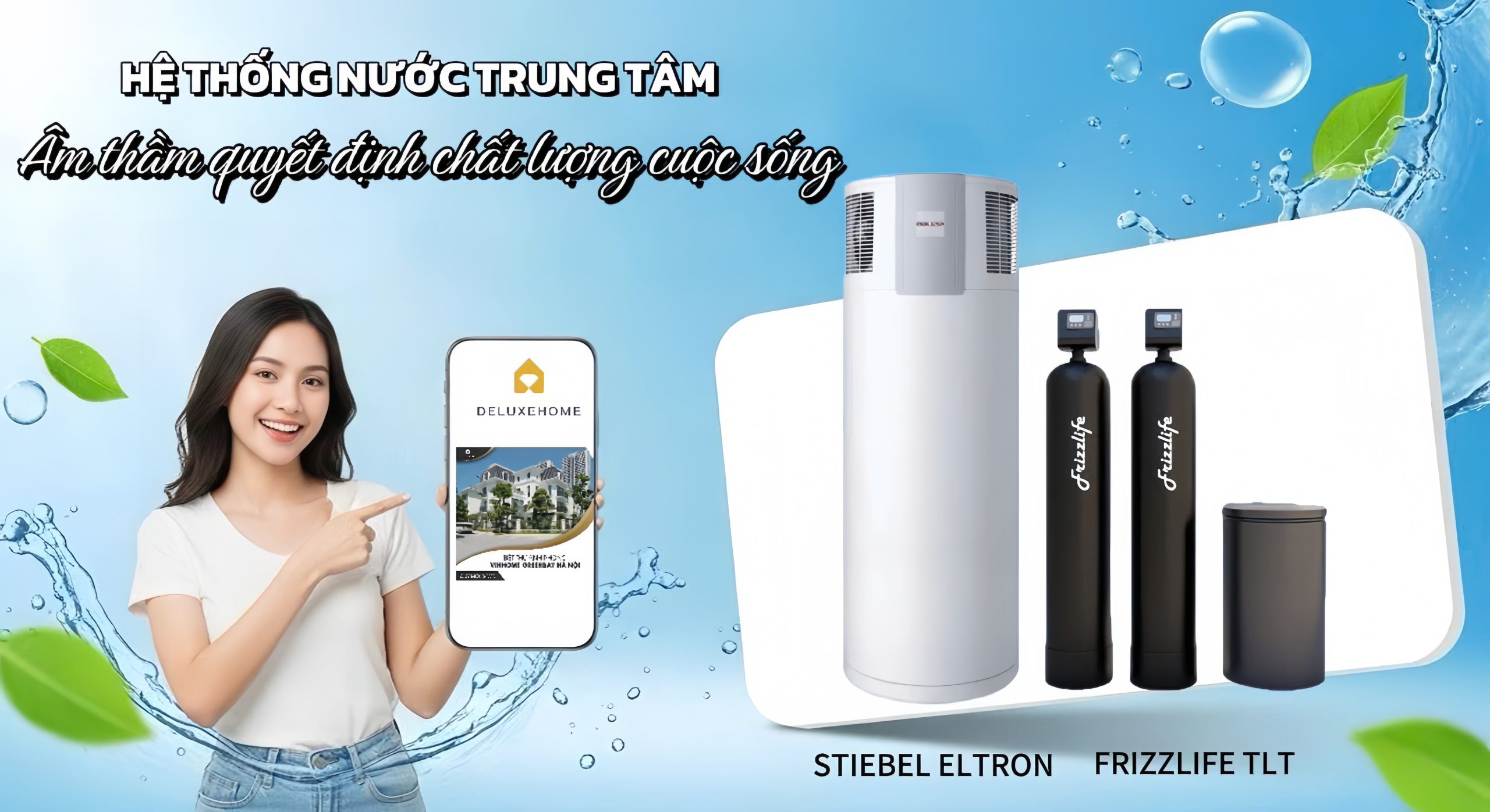Hệ thống nước trung tâm – hạng mục “âm thầm” nhưng được dùng nhiều nhất mỗi ngày