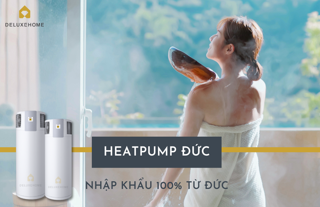 nước nóng trung tâm heatpump, nguồn nước nóng dồi dào